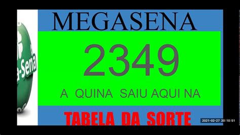 mega sena 2349